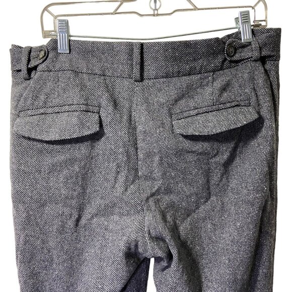 Banana Republic The Martin Fit Trouser Pants Stretch Pockets Grey Size 12 Women - Picture 10 of 11